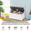 COSTWAY 4 TLG. Kindersitzgruppe mit Stauraum, Kindertisch Produktbild-Vorschau 4