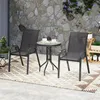 Runder Tisch Island 60Cm Mit 4 Stühlen Sofia, Schwarz Produktbild-Vorschau 13