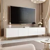 Idohome TV Lowboard Angel 200 cm Weiß Hochglanz – Schrank Produktbild-Vorschau 2