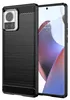 Techsuit Carbon Silicone Back Cover Hülle für Motorola Edge Produktbild-Vorschau 1