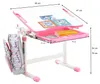 Kinderschreibtisch VITA weiß/rosa höhenverstellbar und Produktbild-Vorschau 7
