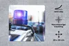 MuchoWow® Mauspad Mousepad Blinklicht von einem Polizeiauto Produktbild-Vorschau 2