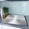 Spritzschutz Herdabdeckplatte Schneidebrett aus Glas Produktbild-Vorschau 2