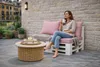 Palettenkissen Set 120 x 60 x 10 cm + 2 x 50 x 40 cm – Produktbild-Vorschau 2