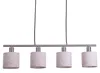 Suspension, métal, textile, 4 flammes Voir les images du produit 3