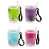 1 x Squishy Squeezy Squeeze Bubble Tea avec porte-clés Voir les images du produit 1
