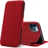 A red flip case for a smartphone is shown from two angles against a white background. Anteprima dell’immagine prodotto