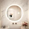 Lustro łazienkowe LED, oświetlane, średnica 60 cm, okrągłe, Podgląd zdjęcia produktu 1