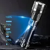 A flashlight is shown with a battery indicator and light beams. Anteprima dell’immagine prodotto