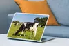 MuchoWow® Laptop Aufkleber Sticker Cover Kuh - Gras - Tiere Produktbild-Vorschau 4