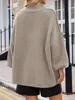 Inovra – Dámsky oversized sveter – Rukávy typu „netopier“ – Náhľad obrázku produktu 5