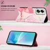 OnePlusNord 2T 5G Hülle, Marmor Motiv Kunstleder Tasche Produktbild-Vorschau 3