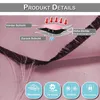 lot de 2 rideaux opaques courts, rideau occultant avec Voir les images du produit 2