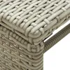 Salontafel "Pfaffroda" van PE-rattan, kleur beige. Productafbeelding-voorbeeld 3