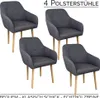 Stühle Esszimmerstühle in 2er, 4er, 6er, 8er Set, Produktbild-Vorschau 6