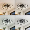 Lindby LED-Deckenlampe Quiana, CCT, eckig, schwarz, 42cm Produktbild-Vorschau 3
