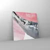 Bilder auf glas - Einteilig - Rosa Grau Farbe - 70x70cm - Produktbild-Vorschau 4