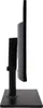 Side view of a black computer monitor on a stand. Produktbild-Vorschau