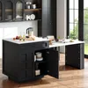 Table de bar XXL et îlot de cuisine extensible (133-202 cm) Voir les images du produit 3
