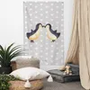 Mr. & Mrs. Panda Gobelin Pinguin Liebe - Grau Pastell - Produktbild-Vorschau 2