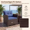 Set di mobili da giardino in rattan KOMFOTTEU, set di Anteprima dell’immagine prodotto 3
