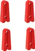 INF Türschloss Puffer Stoßdämpfer - 4er Set, Rotes PVC, Produktbild-Vorschau 1