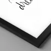 Gerahmtes Poster - Schwarzer Rahmen - Handschriftlich Live Produktbild-Vorschau 2