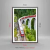 Gerahmtes Poster - Schwarzer Rahmen - Viadukt Landwasser Produktbild-Vorschau 5
