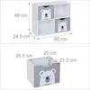 Relaxdays Kinderregal Bär, 2 Schubladen, 2 offene Fächer, H Produktbild-Vorschau 6
