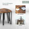 holz4home® Beistelltisch Radon im 3er Set I Industrial-Look Produktbild-Vorschau 3