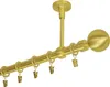 Gardinenstange 1 läufig Vorhangstange 19mm Gold-Matt Produktbild-Vorschau 4