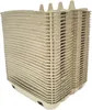 A stack of beige cardboard egg cartons is shown on a white background. Produktbild-Vorschau