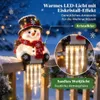 Weihnachts-Schneemann Solar-Klemmleuchte, warmes Licht, Produktbild-Vorschau 3