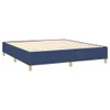 vidaXL Boxspringbett mit Matratze Blau 180x200 cm Stoff Produktbild-Vorschau 3