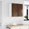 Parete attrezzata in rovere marrone 60x31x60 cm Materiale a Anteprima dell’immagine prodotto 3