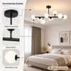 Lampada a soffitto a 8 luci, stile vintage, ideale per Anteprima dell’immagine prodotto 6