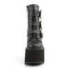 SWING-103 Damen Booties von DemoniaCult, Schwarz EU 38, US Produktbild-Vorschau 2