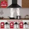 LEVIVO A+++ cofano aspirante 60cm ricircolo e scarico Anteprima dell’immagine prodotto 2
