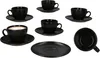 6er Set Panther Kaffeetassen mit Untertassen für 6 Personen Produktbild-Vorschau 1