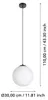 Lustr Eglo Rondo 900511 1 x E27 40 W černý Náhled obrázku produktu 5