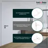 KOTARBAU® Drückerpaar 92mm mit Langem Schild Weiß für Produktbild-Vorschau 8