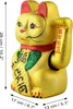 Glückskatze - Maneki-neko - Winkekatze aus Keramik - 26 cm Produktbild-Vorschau 5