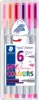 STAEDTLER Fineliner triplus "MY flamingo COLOURS" 6er Etui Produktbild-Vorschau 3