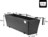 4x Bac à fleurs 11 litres support de montage intérieur Voir les images du produit 3