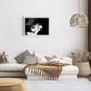 Gerahmtes Poster - Weißer Rahmen - Frau Gesicht Lippen - Produktbild-Vorschau 7