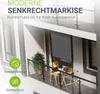 Juskys Senkrechtmarkise Barbados 150x310 cm - Sonnenschutz, Produktbild-Vorschau 2