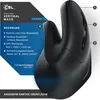 CSL ergonomische Maus, Funk, kabellos, kabellose Vertikal Produktbild-Vorschau 4
