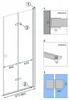 Sprchové Dveře Rea 90 Chrome FOLD N2 Náhled obrázku produktu 2