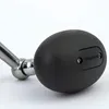 A close-up of a fishing reel handle with a black grip and a silver arm. Anteprima dell’immagine prodotto