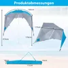 COSTWAY, ombrellone da spiaggia, diametro 175 cm, per 2-3 Anteprima dell’immagine prodotto 3